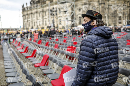 Demonstration 'Ohne uns ist Stille' in Dresden