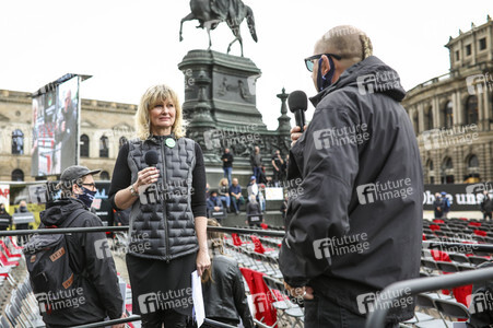 Demonstration 'Ohne uns ist Stille' in Dresden