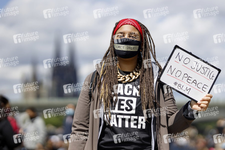 Demonstration 'Black Lives Matter' in Köln