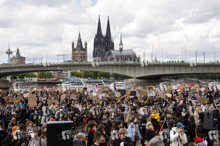 Demonstration 'Black Lives Matter' in Köln