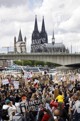 Demonstration 'Black Lives Matter' in Köln