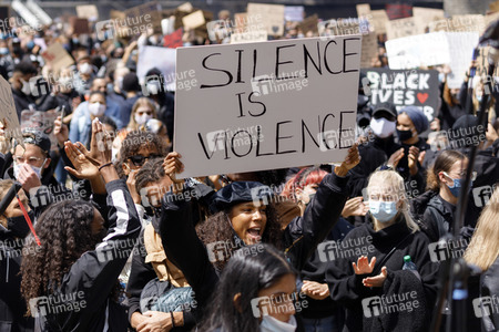 Demonstration 'Black Lives Matter' in Köln