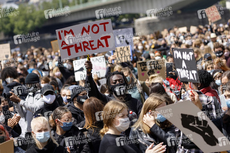 Demonstration 'Black Lives Matter' in Köln