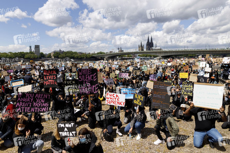 Demonstration 'Black Lives Matter' in Köln