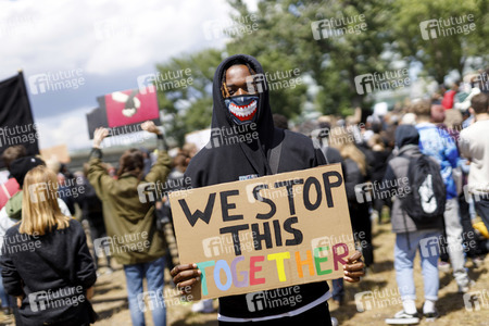 Demonstration 'Black Lives Matter' in Köln
