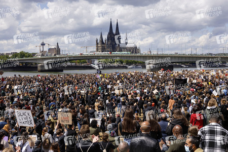 Demonstration 'Black Lives Matter' in Köln