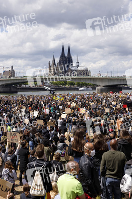 Demonstration 'Black Lives Matter' in Köln