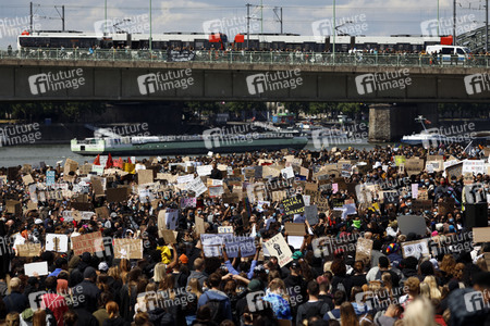 Demonstration 'Black Lives Matter' in Köln