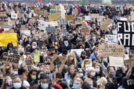Demonstration 'Black Lives Matter' in Köln