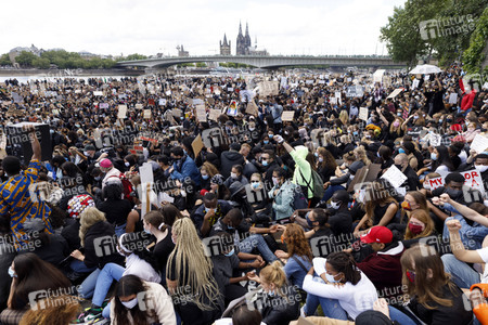 Demonstration 'Black Lives Matter' in Köln