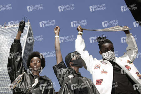 Demonstration 'Silent Demo' in Berlin