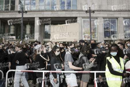 Demonstration 'Silent Demo' in Berlin