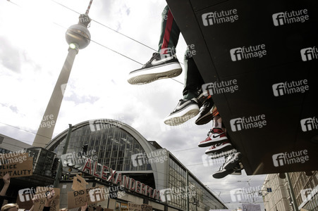 Demonstration 'Silent Demo' in Berlin