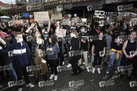 Demonstration 'Silent Demo' in Berlin