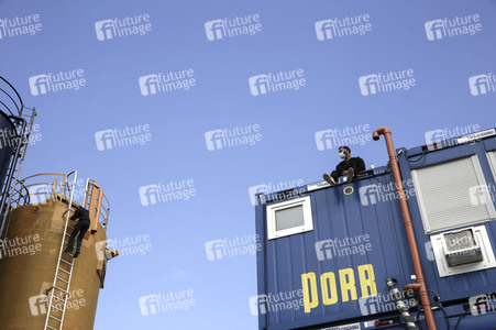 Demonstration 'Silent Demo' in Berlin
