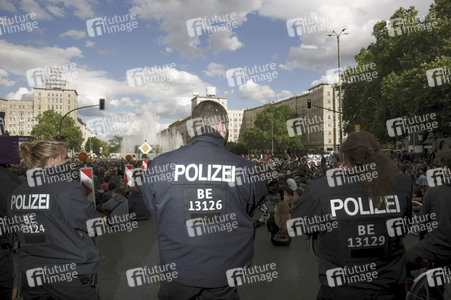 Demonstration 'Silent Demo' in Berlin