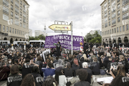 Demonstration 'Silent Demo' in Berlin