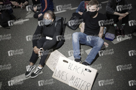 Demonstration 'Silent Demo' in Berlin