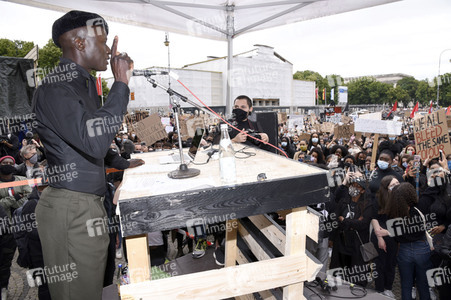 Demonstration 'Silent Protest - Sag Nein zu Rassismus' in München