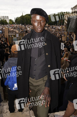 Demonstration 'Silent Protest - Sag Nein zu Rassismus' in München