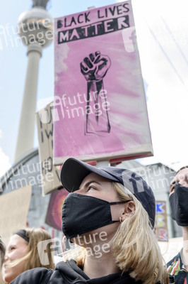 Demonstration 'Silent Demo' in Berlin