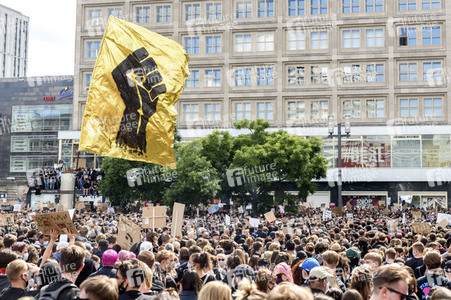 Demonstration 'Silent Demo' in Berlin