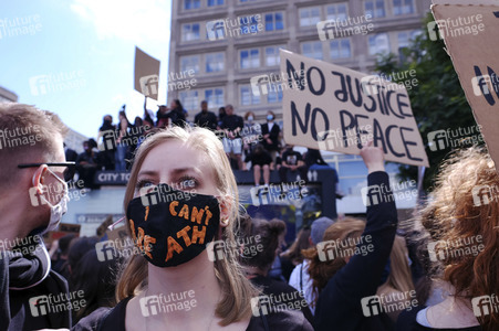 Demonstration 'Silent Demo' in Berlin