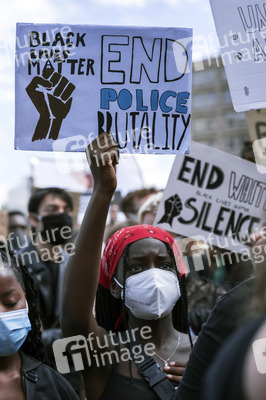 Demonstration 'Silent Demo' in Berlin