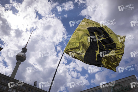 Demonstration 'Silent Demo' in Berlin