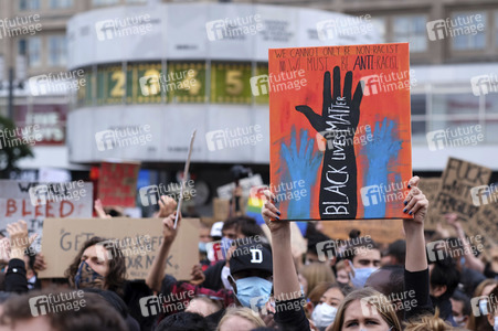 Demonstration 'Silent Demo' in Berlin