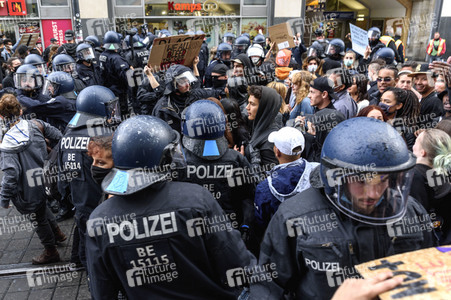 Demonstration 'Silent Demo' in Berlin
