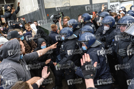 Demonstration 'Silent Demo' in Berlin