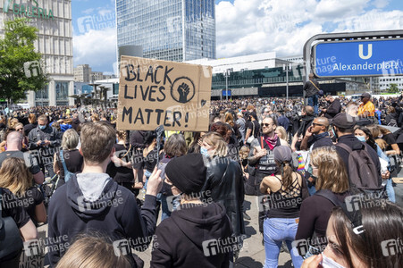Demonstration 'Silent Demo' in Berlin