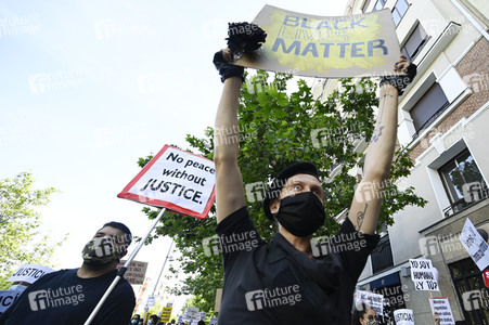 'Black Live Matter' Demonstration in Madrid