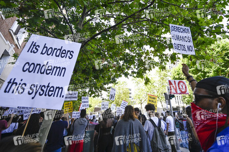 'Black Live Matter' Demonstration in Madrid