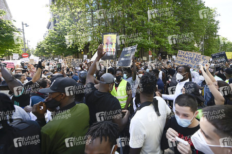 'Black Live Matter' Demonstration in Madrid