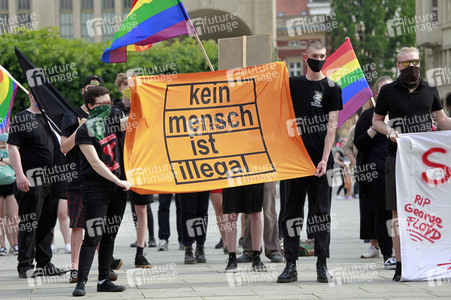 Black Lives Matter Mahnwache in Görlitz