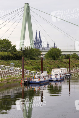 Die Severinsbrücke in Köln