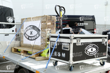 Autokorso unter dem Motto 'EVENTuell nie wieder' in Hamburg