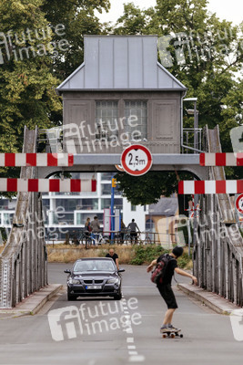 Deutzer Drehbrücke in Köln