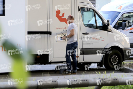 Dreharbeiten 'Blöd gelaufen - Danke für den Abschied' in Hamburg