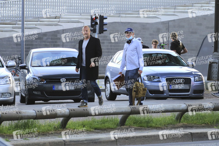 Dreharbeiten 'Blöd gelaufen - Danke für den Abschied' in Hamburg