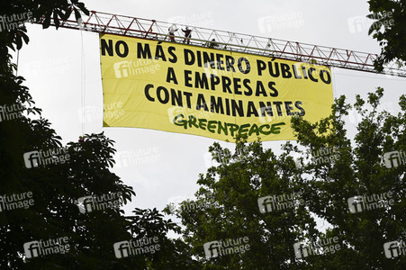 Greenpeace Protest in Madrid