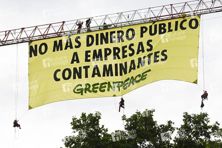 Greenpeace Protest in Madrid