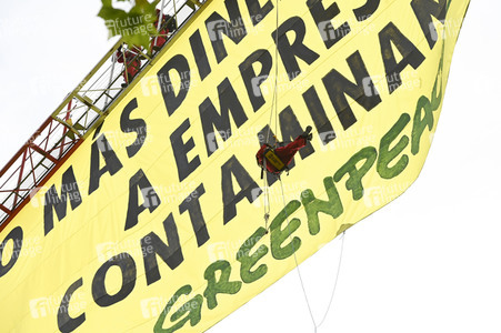 Greenpeace Protest in Madrid