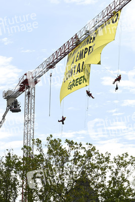 Greenpeace Protest in Madrid