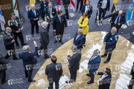 Pressetermin bei der Innenministerkonferenz 2020 in Erfurt