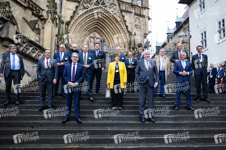 Pressetermin bei der Innenministerkonferenz 2020 in Erfurt