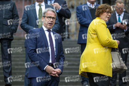 Pressetermin bei der Innenministerkonferenz 2020 in Erfurt