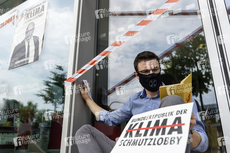 Blockadeaktion von Extinction Rebellion in Berlin